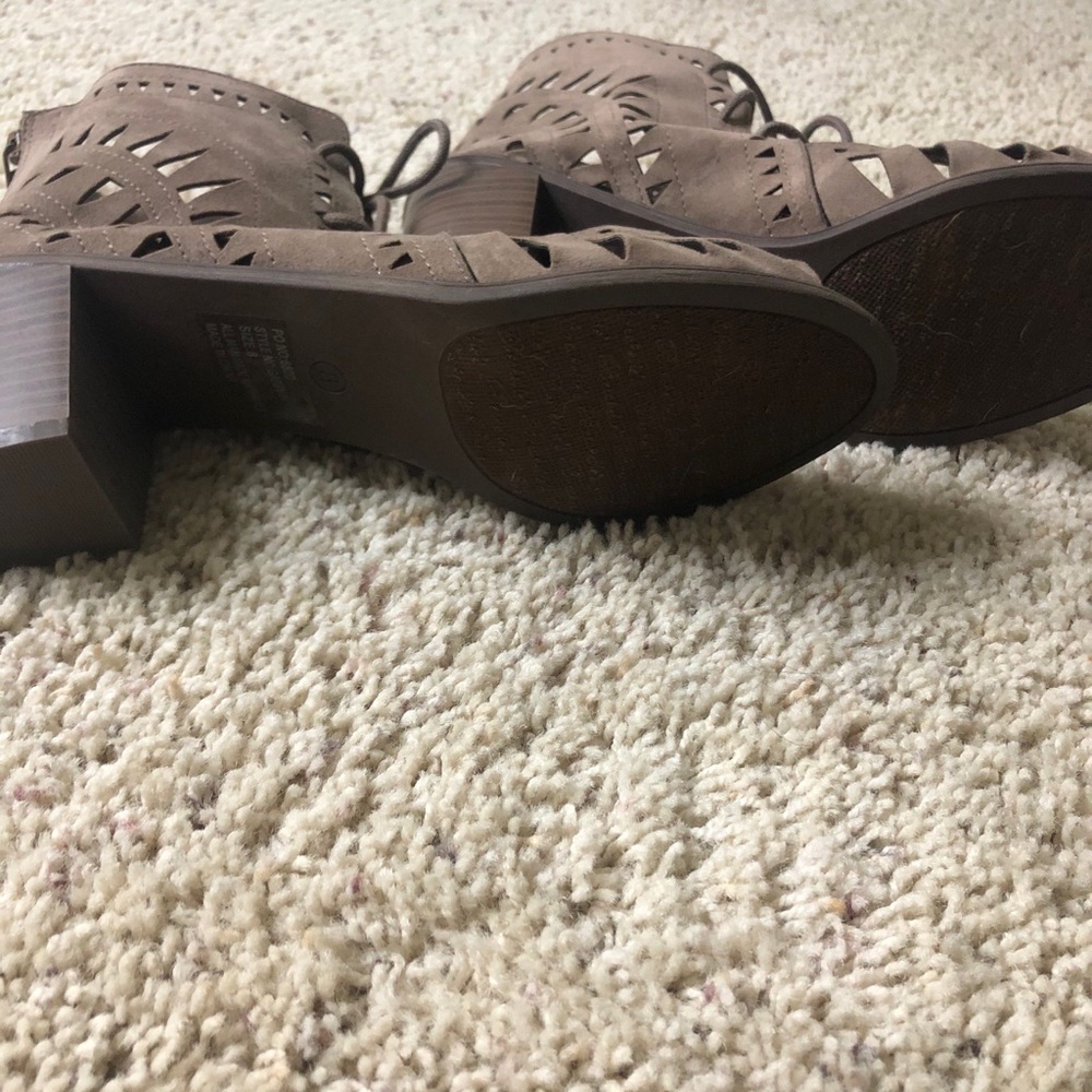 Summer lace up sandals. Never worn, brand new